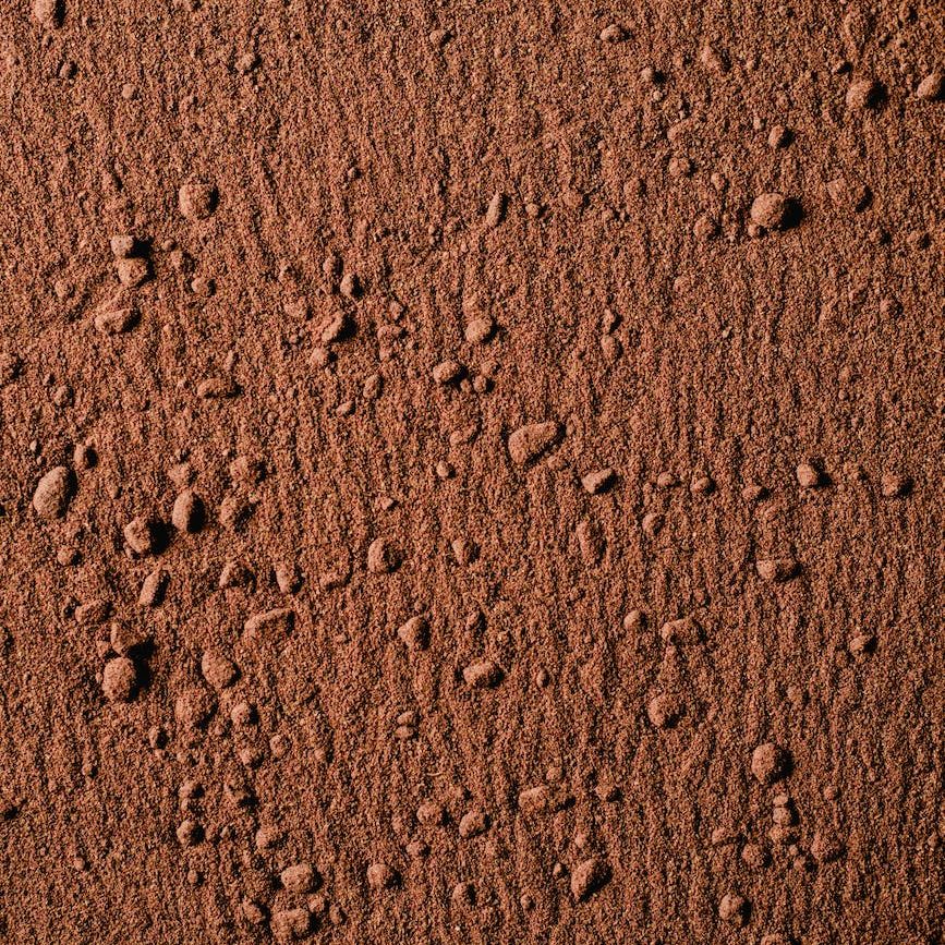 close up of sand